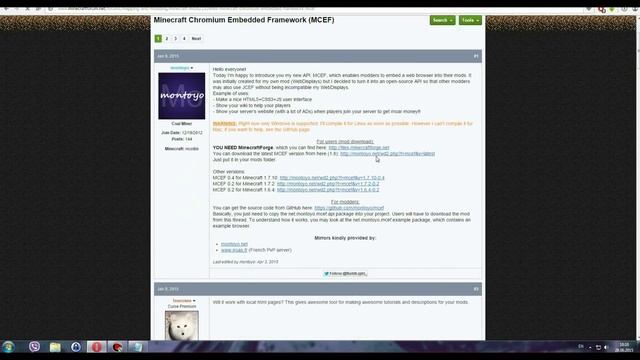 Как Установить мод Web Displays смотреть онлайн
