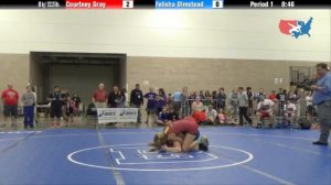 FILA Cadet 60 kg / 132.25 lbs. - Courtney Gray vs. Felisha Olmstead