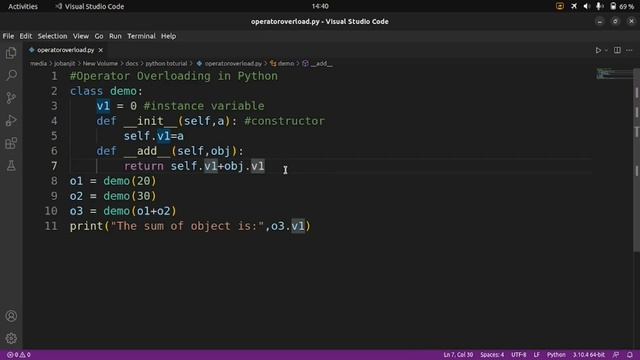 Operator Overloading in Python - Jit Code (Hindi) смотреть онлайн