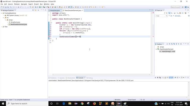Next Greater Element In Java(Hindi) | Amazon, Flipkart,OYO, Samsung, Snapdeal
