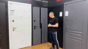 Входная дверь CARBON с Зеркалом фацет Лабиринт