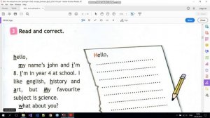 Spotlight 3 класс.Module 1. I love English!