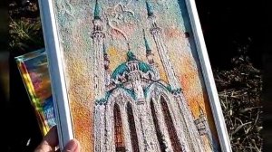 Картины из песка по новым технологиям гибкого камня