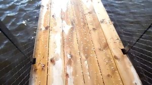 Что нам стоит мост построить,супер навесной мост в с.Калманка