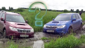 Субару или УАЗ_ Оффроуд Битва Кроссоверов и Внедорожников 2017. Off-road, бездорожье, болото..mp4