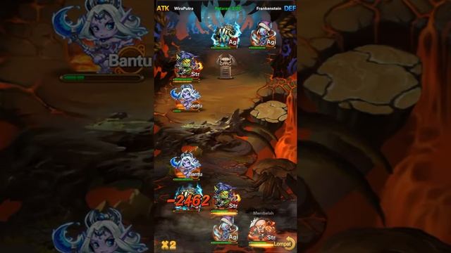 Dunia Fantasi Game / WiraPutra [suku] vs Frankenstein [union] - S2 / game mirip DN ( Dinasti Naga )