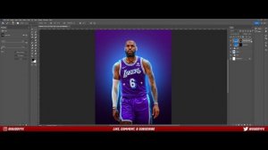 Adding Realistic GLOW/LIGHTING to Your Player! (Photoshop 2022)