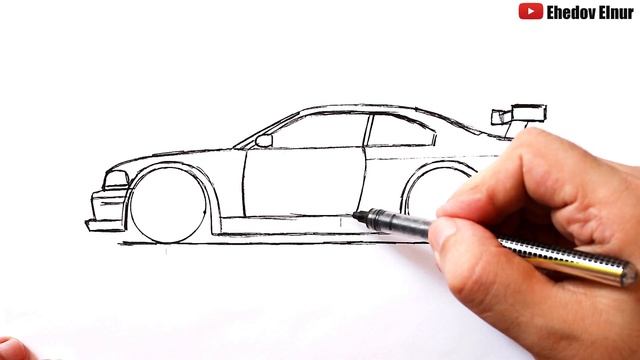 Как нарисовать BMW M3 GTR из Most Wanted | Need for speed смотреть онлайн