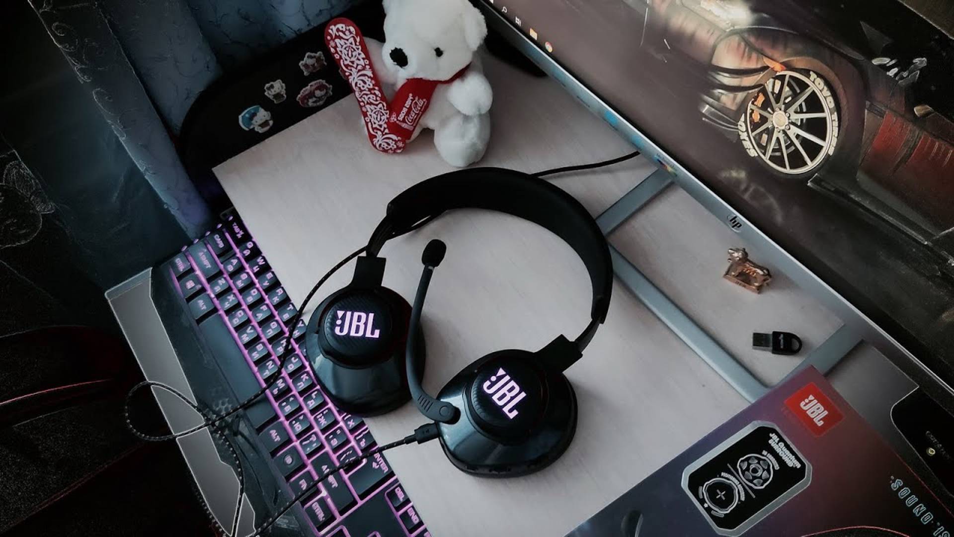 🎧 JBL QUANTUM 400,  распаковка и первые впечатления