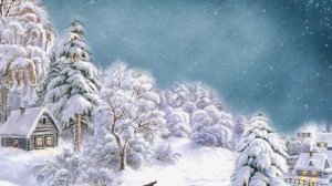 ФУТАЖ ЗИМА СНЕГ СЕЛО