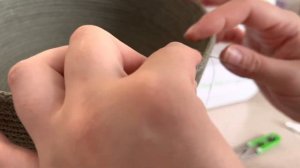 Как спрятать нитки при шитье корзины | Лайфхак по шитью корзин | Корзины из шнура |