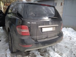 Ремонт арок Мерседес W164 ML 350.