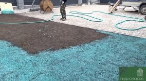 Гидропосев газона-эффективная система озеленения! В 5 раз дешевле рулонного газона.
