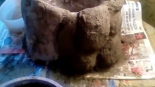 Каменная клумба из пластиковой бутылки смотреть онлайн