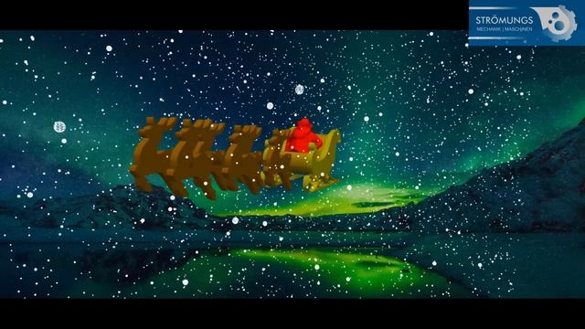 Sleigh Ride Santa - CFD Simulation смотреть онлайн