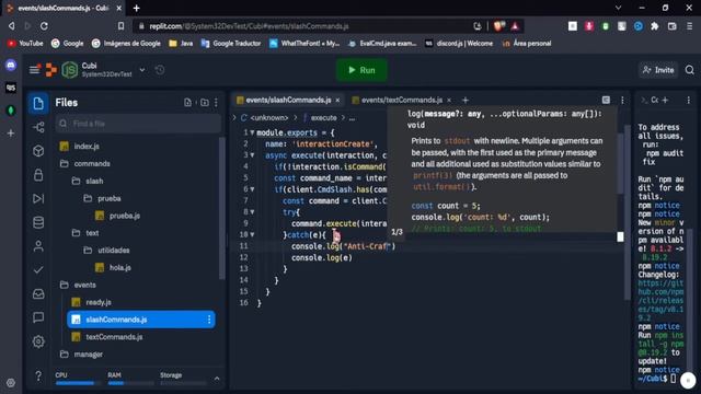DISCORD.JS - Como crear handler de slashcommands para tu propio bot desde 0 (v14)