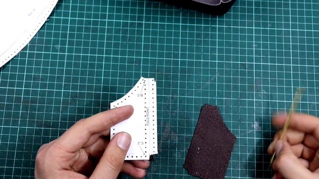 How to make a leather waist bag model, Pattern, Leather Patterns, Leather Waist Bag pattern смотреть онлайн