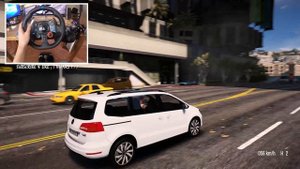 VW Sharan 2016 - GTA V | Logitech G29 ? When GTA VI ? Who waiting? REVIEW