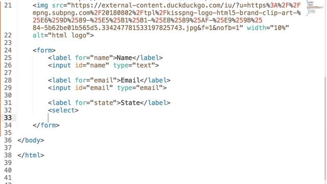 HTML img tag, form tag, input tags, semantic tags | Lecture 4 смотреть онлайн