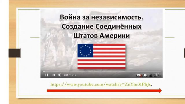 Всемирная история 8 - класс, 1 - четверть