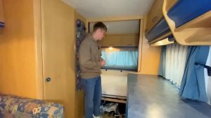 Обзор немецкого автодома/кемпера/прицепа-дачи/дома на колесах Hobby De Luxe 440 SF 1999 года
