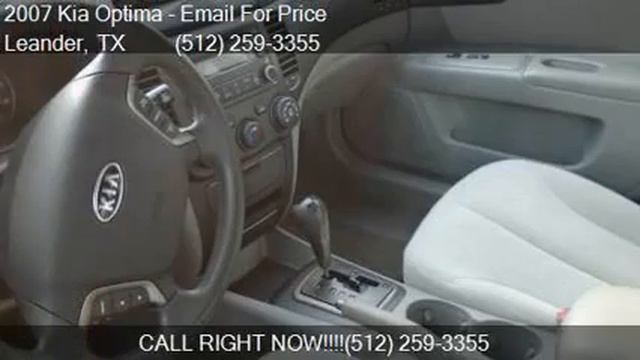 2007 Kia Optima LX 4dr Sedan (2.4L I4 5A) for sale in Leande смотреть онлайн