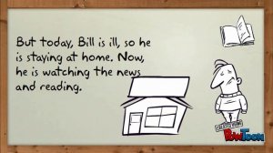 present simple vs present continuous story