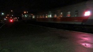 Фирменный поезд №10 Псков – Москва. Целых 3 вагона до Мурманска