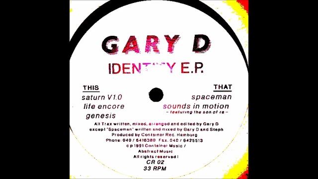 Gary D. - Identity E.P. - Saturn V1.0 смотреть онлайн