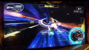 Superbikes 2 Arcade Racer Space Race Track Coin Machine