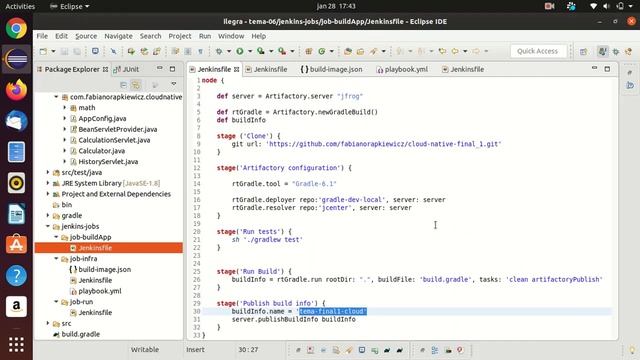 Construção de pipeline com Jenkins смотреть онлайн