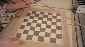 Custom made Chessboard // Шахматная доска с коробом для хранения фигур