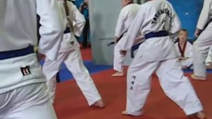 Часть аттестации на фиолетовый пояс