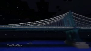 Манхэттенский мост в minecraft (Manhattan Bridge)