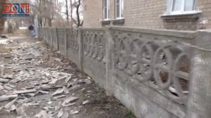 Aftermath of shelling on Oktyabrsky settlement by the Ukrainian Army - 03.14.2017