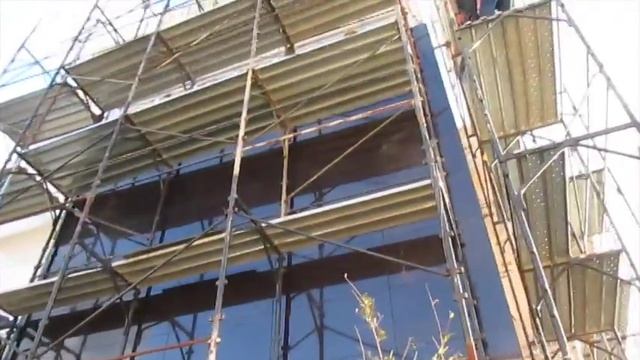 вилла Ирина, закладные для крепления лесов на фасаде 17.12.14 смотреть онлайн