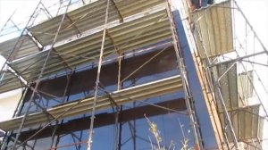 вилла Ирина, закладные для крепления лесов на фасаде 17.12.14