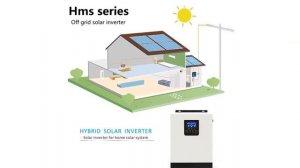 3000VA 2400W Гибридный солнечный инвертор 24VDC 220VAC встроенный 40A MPPT Солнечный