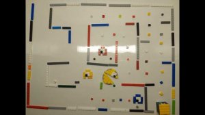 LEGO PACMAN вскрывает сейф