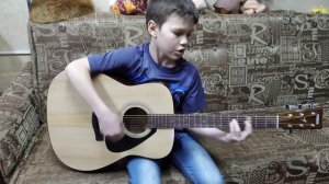 Виктор Цой Группа крови ( на гитаре)