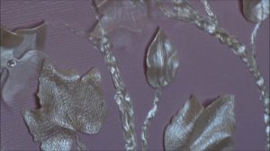 Интерьерная картина из полимерной глины. Перламутровый сад.