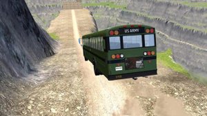 BeamNG drive - Leap Of Death Car Jumps & Falls Into Red water