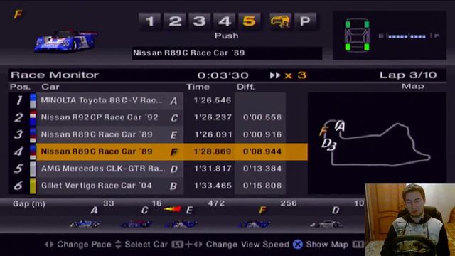 Gran Turismo 4 - режим гоночного менеджера B-spec / Обзор, тестовая гонка, как и когда использовать смотреть онлайн