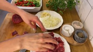 Рецепт ? | Уйгурский гуйру лагман от мамы | Uyghur lagman by mom | Лагман | EmRAl TV