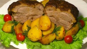 Свинина запеченная в духовке большим куском в рукаве. Невероятно Нежная Вкусная Сочная