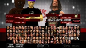 wwe 2k16 mk свои бойцы барака и др