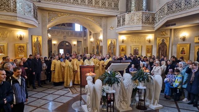 Молебен перед мощами святых 22.10.2023 Токсово смотреть онлайн