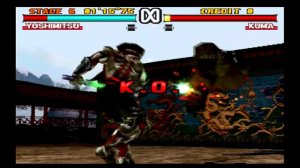 PS1 Tekken 3 Arcade Mode Yoshimitsu