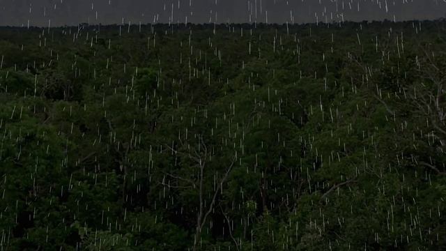 Видео 1 час Дождь без грома для сна и отдыха