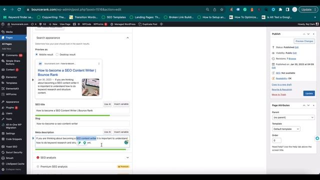 How to add or change a Meta Description in Wordpress + 3 SEO tips for writing A Good One смотреть онлайн